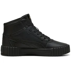 Puma Carina 3.0 Mid Damen Schwarz/Gold 37