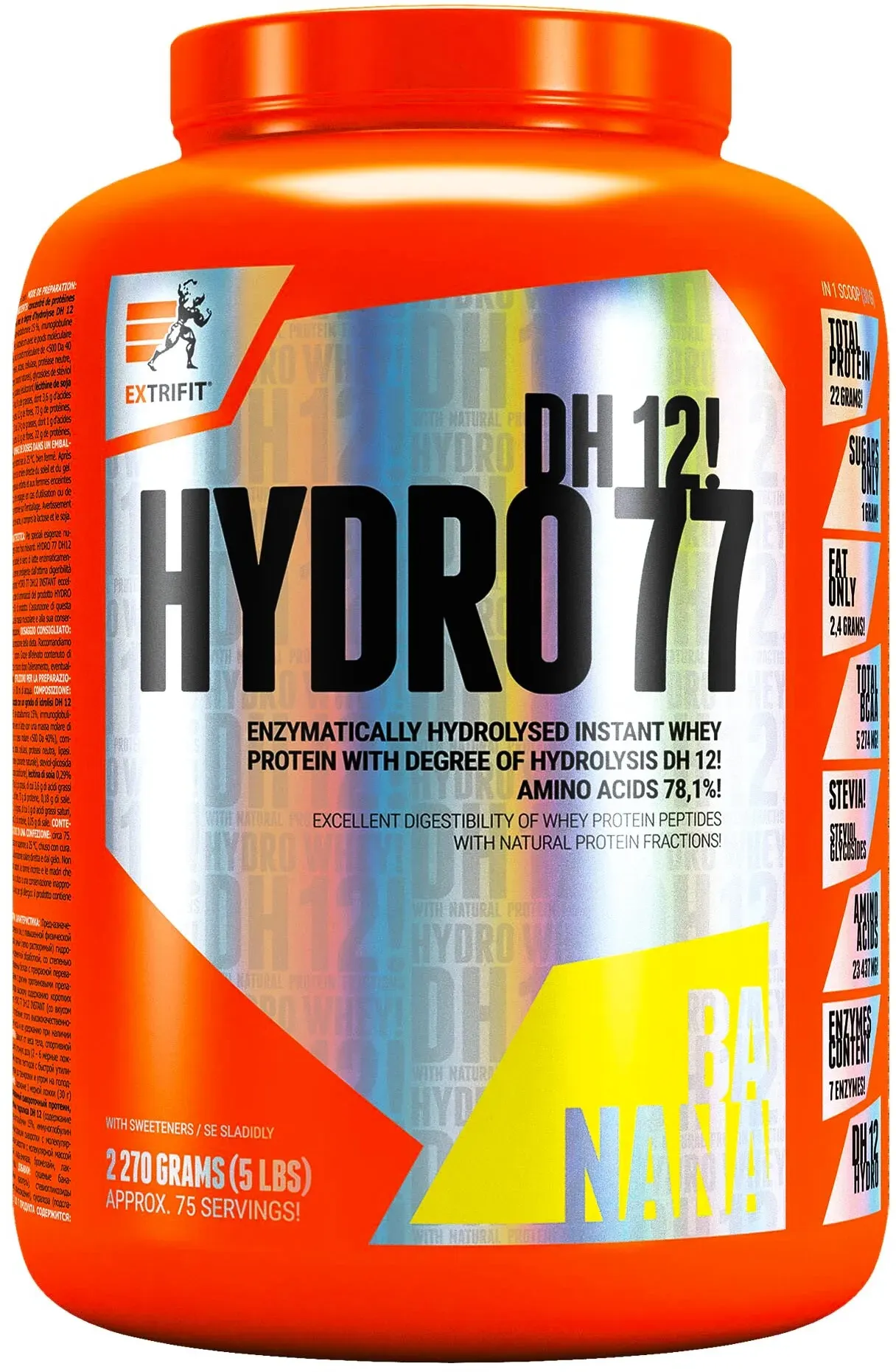 Extrifit  Hydro 77 DH12 2270 g Schokolade