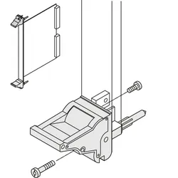 SCHROFF IEL-Griff - IEL-GRIFF OBEN GR/SW 10STK