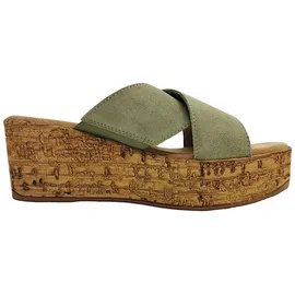 s.Oliver Pantolette Grün 41 - 41