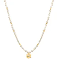 yokoamii Perlenkette Y106 Gelbgold