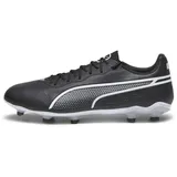 Puma King Pro FG/AG Soccer Shoe, Black White, 44