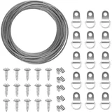 2 mm x 10 m Edelstahl-Bilderaufhängedraht, Bilderschnur für Spiegelbild-Aufhänge