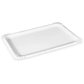 WIMEX Pappteller eckig 13 x 20 cm 100 St. Weiß