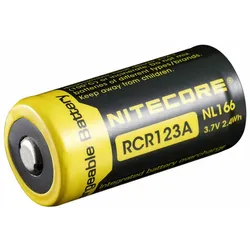 NITECORE NL166 Akku CR123A 650Mah 3.7V 2.4Wh