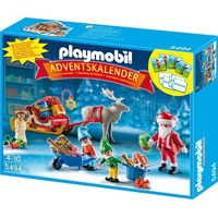 PLAYMOBIL 5494 Adventskalender Weihnachtsmann beim Geschenke packen