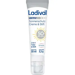 Ladival AKTIV Sonnenschutz Creme & Stift LSF 50+ 30 ml Creme