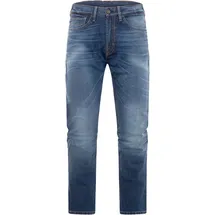 Rokker Rokkertech Straight Motorrad Jeans, blau, 36/32