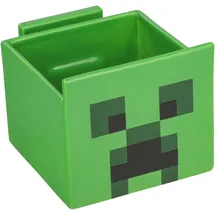 Paladone Minecraft Creeper Keramik Streaming Snack Bowl mit Telefonhalter, offiziell lizenzierte Küchengeräte Gaming Geschenke für Jungen, Mädchen, Kinder und Erwachsene