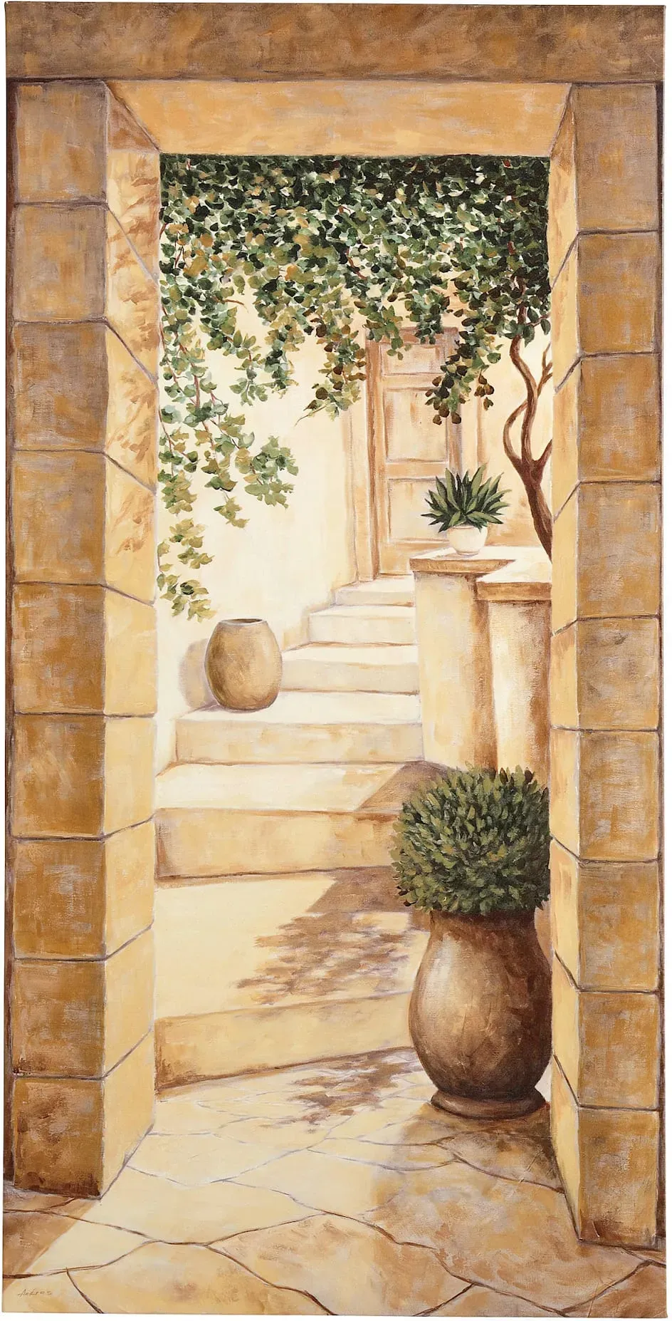 Bild HEINE HOME, beige (farbe bild(er): natur), B:95cm H:190cm, Bilder, Bild