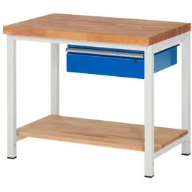 Rau Werkbank höhenverstellbar 8001A7, B1000xT700xH840-1040mm, 1x Schublade-TA