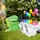 Relaxdays Dino Piñata 43 x 36 x 9 cm Grün