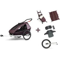Croozer Kid Vaaya 2 Geschwister-Allseason-Vorteilspaket