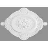 PROVISTON Stuckrosette Polystyrol 570 x 400 mm