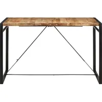 VidaXL Bartisch 175x90x110 cm Massives Raues Mangoholz - Braun
