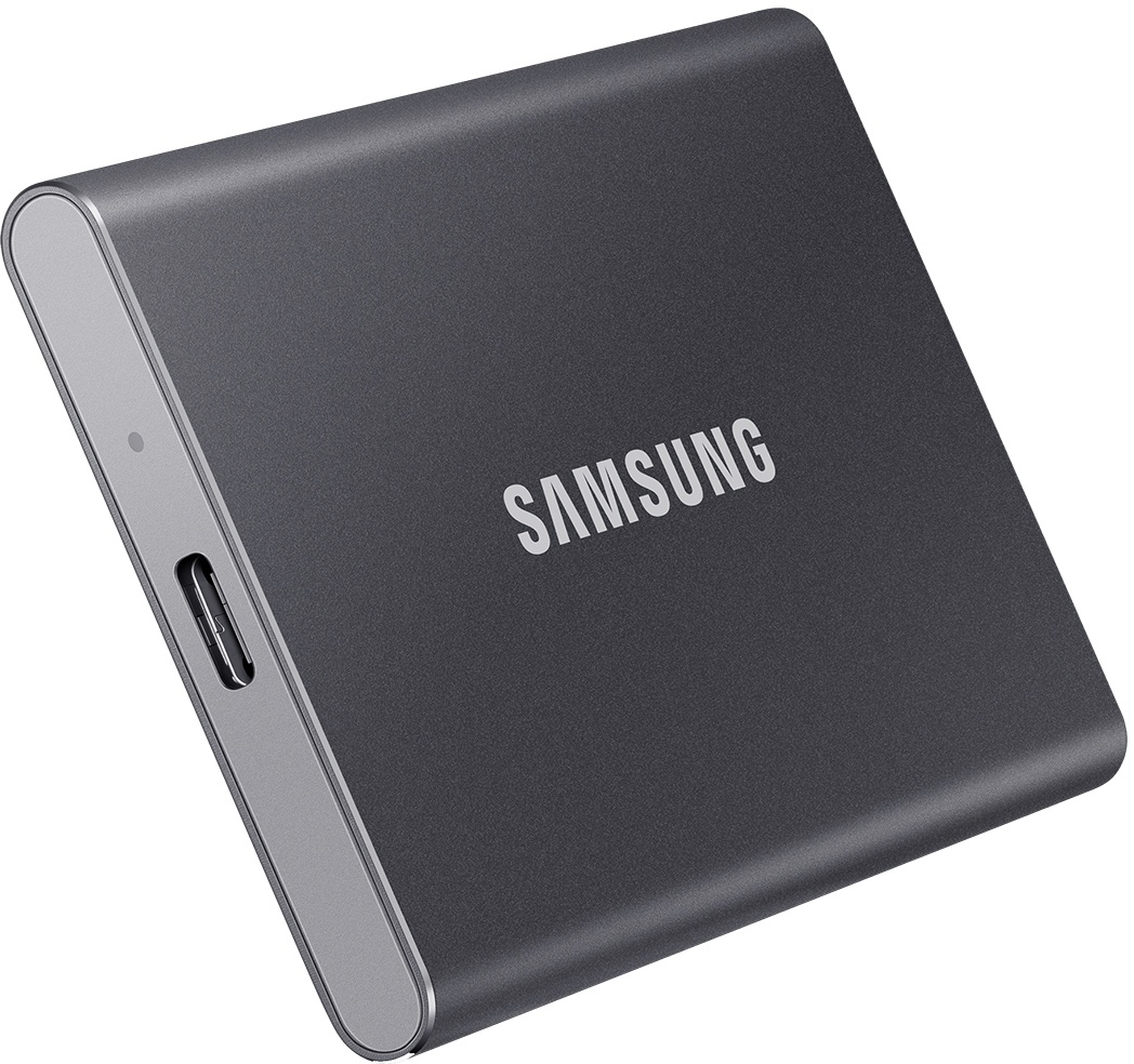 Samsung Portable SSD T7 2TB Grau Externe Solid-State-Drive, USB 3.2 Gen 2x1