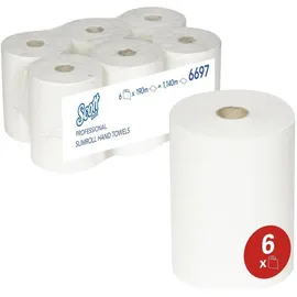 Scott Slimroll Handtücher 1-lagig 6 Rollen