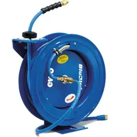 EWO Schlauchaufroller BluBird f.Luft u.Wasser L.20m Geh.Metall Ausgang DN