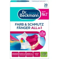 Dr. Beckmann Farb- und Schmutzfänger 3in1 | Farbfangtücher für ultimativen Verfärbungsschutz | mit EXTRA FARB- & FASERPFLEGE | 20 Tücher