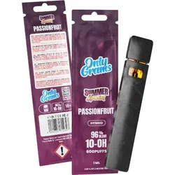 Only Grams 96% Superior 10-OH Blend Vape - Passion Fruit