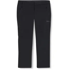 Jack Wolfskin Glastal Pants Wanderhose, Schwarz, 40 EU