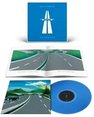 Autobahn(Colored Vinyl) Tranparent Blue Vinyl