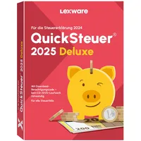 Lexware QuickSteuer Deluxe 2025 (für das Steuerjahr 2024) Software