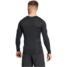 adidas Men's Techfit Compression Training Longsleeve Tee, Black, XXL