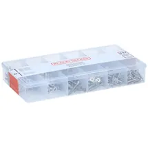 Black & Decker Schrauben Sortiment 332 Teile Edelstahl grau