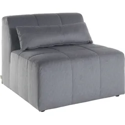 Sofa-Mittelelement "Maileen", grau (anthrazit), B:90cm H:74cm T:90cm, 100% Polyester, LEGER HOME BY LENA GERCKE, Polsterelemente, Sofa-Element, separat stellbar oder fest verknüpfbar mit anderen Modulen der Serie
