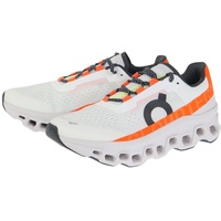 On Cloudmonster Herren Undyed-White/Flame 45