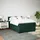 vidaXL Boxspringbett 140 x 200 cm Dunkelgrün
