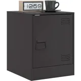vidaXL Nachtschrank 34,5 x 39 x 44 cm Schwarz