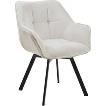 CLP Esszimmerstuhl Jordi Cord, Creme,