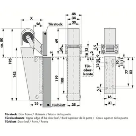 DICTATOR Türdämpfer V 1600