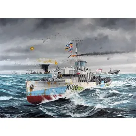 REVELL Flower Class Corvette HMCS Snowberry Grau 1:144