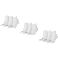 Puma Quarter Socken 9-Pack weiß 3.0 - 35-38