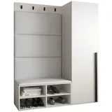 ABIKS MÖBEL Garderoben-Set MIRO Set 6, Garderobe mit gepolsterten Paneelen, Modern Design