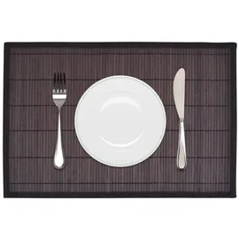 vidaXL 6 Bambus-Platzdeckchen 30 x 45 cm Braun