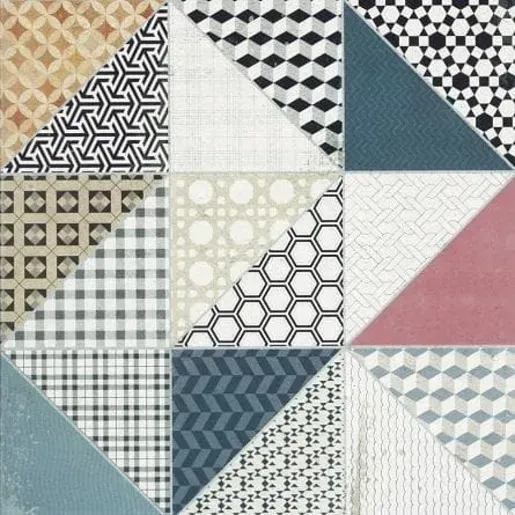 Rako Deco Dekor Farbmix 45x45 cm matt DAK4H659.1