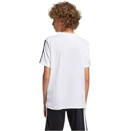 adidas Train Essentials 3-Streifen Jungen T-Shirt white/black 152