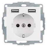 Berker Steckdose SCHUKO/USB 48031909