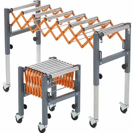bora tool Bora Portamate PM-2700 Verstellbare Förderrolle, Orange/Abendrot im Zickzackmuster (Sunset Chevron)