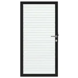 osmo holz Alu-Fence Einzeltor Sondermaß 0 x 0 cm Grau/Weiß Aluminium