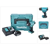 Makita DHG 180 RT1J Akku Heißluftgebläse 18 V 550 °C + 1x Akku 5,0 Ah + Ladegerät + Makpac