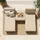 Oviala Loungesofa beige
