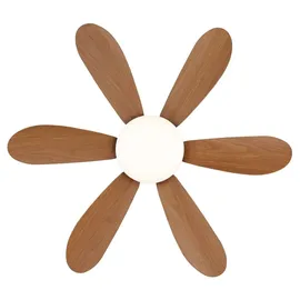 GLOBO Delores 51 cm Deckenventilator Braun