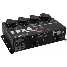 Eurolite ERX-4 DMX Switchpack Schwarz