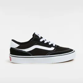 Vans Brooklyn LS Damen Schwarz/Weiß 36