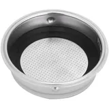 51mm Kaffeefilter, Edelstahl Filterkorb, wiederverwendbar für Haushaltskaffeemaschinen 2-Tassen